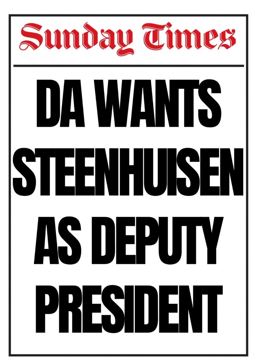 In the #SundayTimesZA tomorrow.