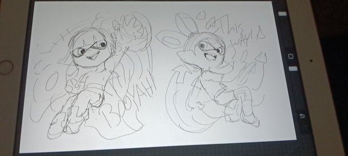 Splat 1 sticker progress! Gonna do a few others and then tackle Squid Squad!