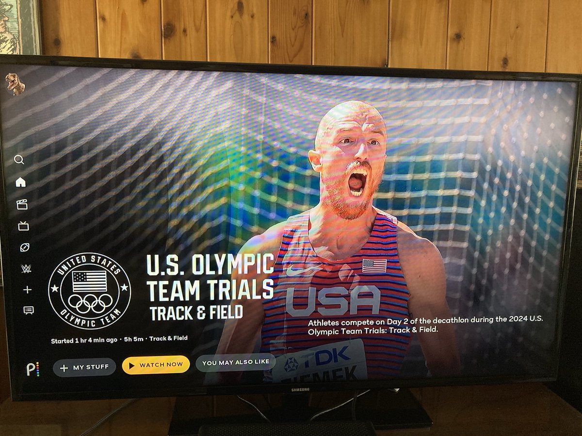 Nice to see Zach Ziemek as the face of Peacock #Olympic Trials decathlon coverage ⁦<a href="/lpboystrack/">Lake Park Boys Track / XC</a>⁩ ⁦<a href="/UWBadgers/">Wisconsin Badgers</a>⁩