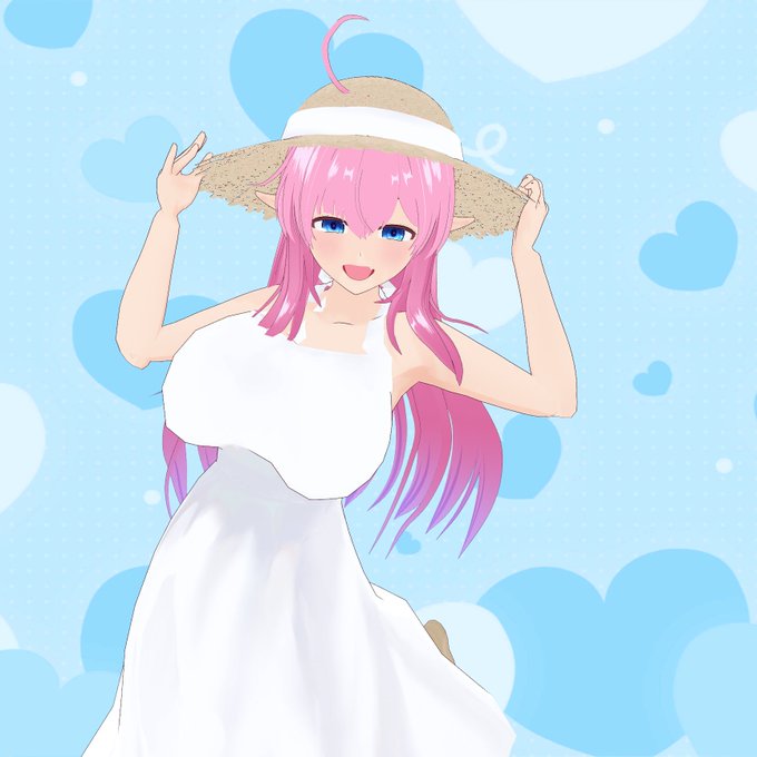 白ワンピと麦わら帽子って夏のお姉さん感出てかわいいですよね(*`ω` *) 