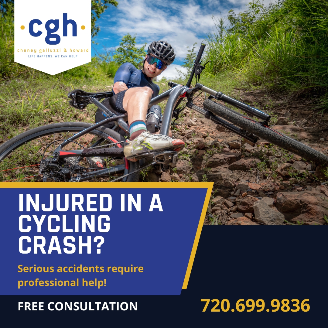 CGHlawfirm's tweet image. Don’t let a cycling accident derail your life. Call us today at 📞 720-699-9836 for a free consultation and take the first step toward recovery and justice.

#CyclingAccident #ColoradoTrails #PersonalInjury #CGHLawFirm #FreeConsultation #JusticeForCyclists