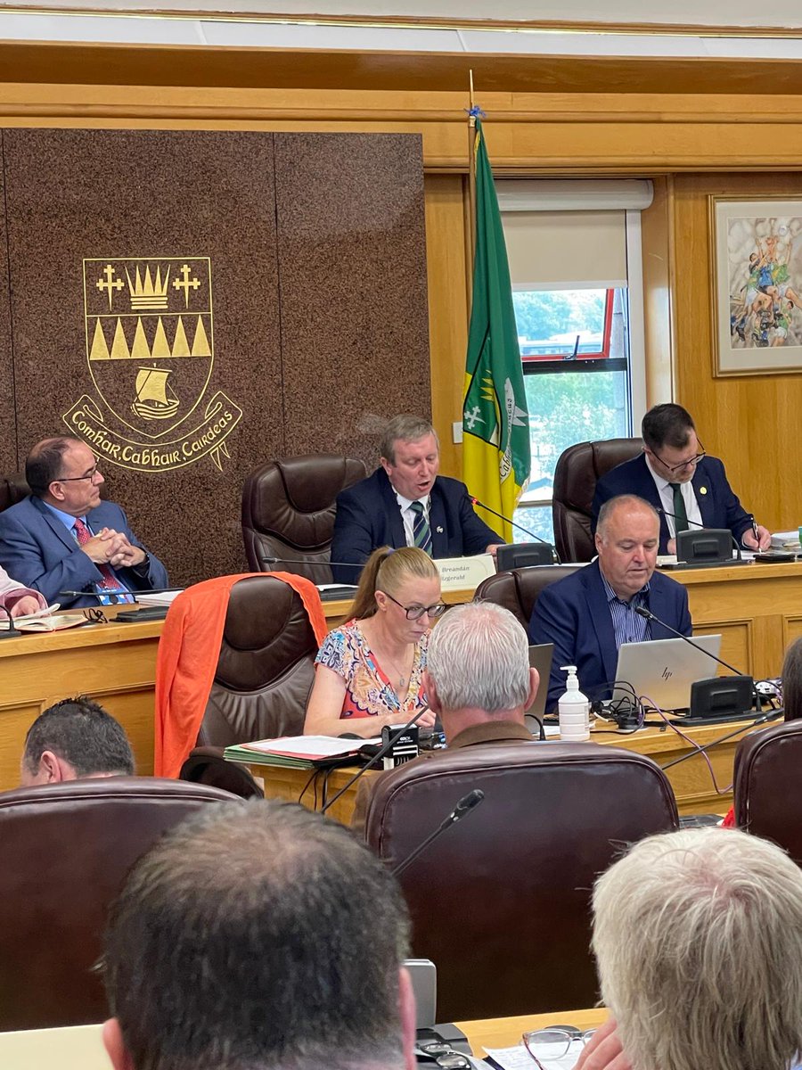 Absolutely delighted to be nominated and elected as Cathaoirleach of Kerry County Council by Fianna Fáil Councillor's and supported by Fine Gael Councillor's and the Labour Party Councillor's at yesterday's AGM of Kerry County Council. Go raibh míle maith agaibh as an tacaíocht.