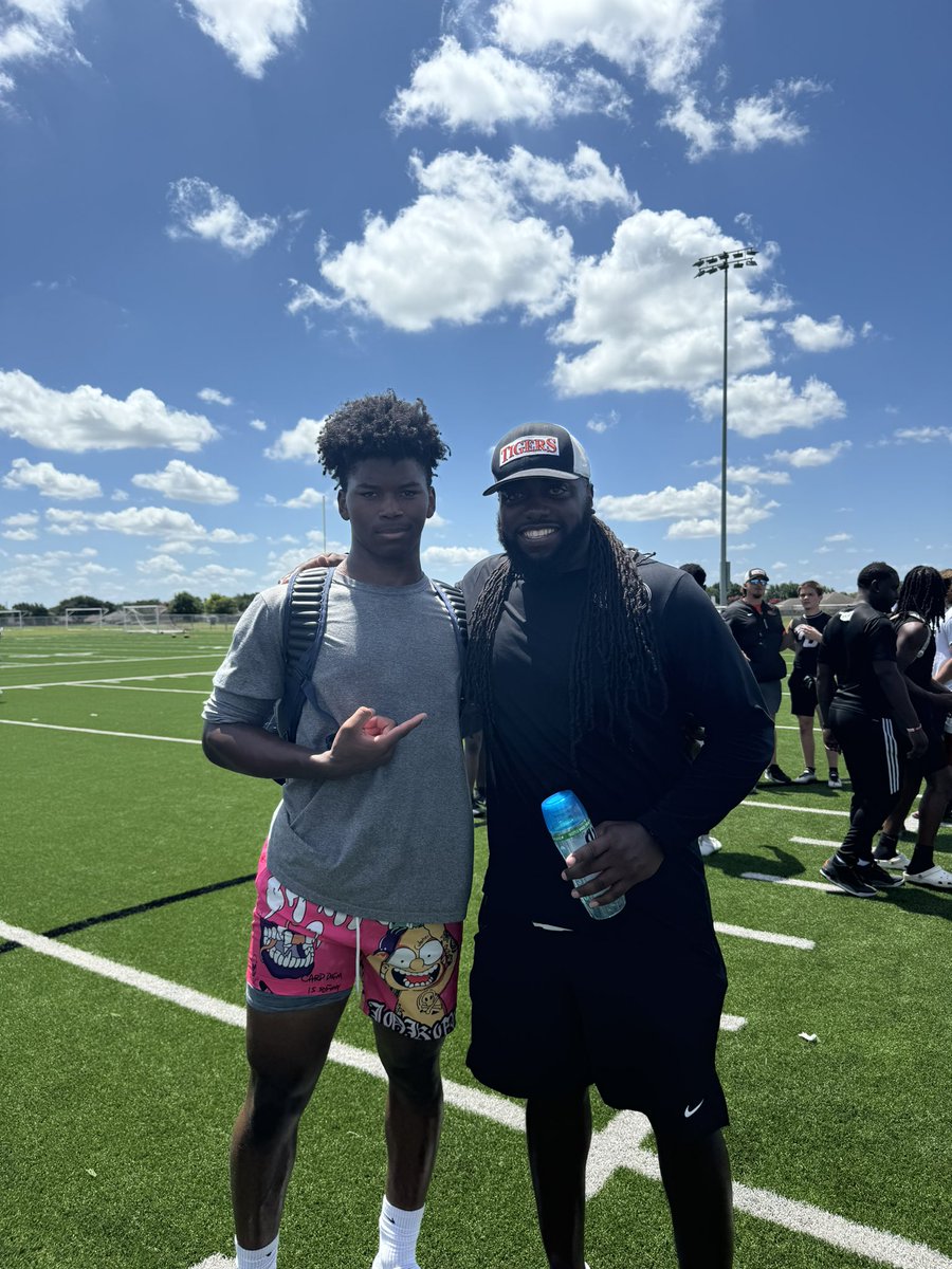 I had a great time <a href="/ECUTigersFB/">ECU Tigers Football</a> football camp today I want thank <a href="/Coach_wright23/">Daniel Wright Jr.</a> and <a href="/jackmitch8ll/">Coach Jack Mitchell</a> for inviting me out to show what I can do.Thank you <a href="/CoachIngramECU/">Michael Ingram</a> developing my craft.Went 16-2 today <a href="/Tx_CoachBolton/">Terry</a> <a href="/Coach_Jonez/">Rashad Jones</a> <a href="/BengalLifestyle/">Braswell Bengal Football</a> <a href="/LamontFinley10/">Lamont Finley</a> <a href="/CoachRGScott/">Coach Robert Scott</a>