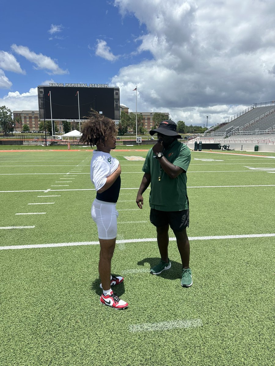 Caleb Ayala (@football_pro5) on Twitter photo Just had an amazing time at FAMU! ๐ Great conversations with <a href="/CoachColzie/">James Colzie III</a> <a href="/CoachACCarter/">Antonio Carter</a> ๐๐ฅ Canโt wait to come back for a game. Thanks for the camp invite, Coach! ๐๐พ #RattlerPride #GoodVibes Just had an amazing time at FAMU! ๐ Great conversations with <a href="/CoachColzie/">James Colzie III</a> <a href="/CoachACCarter/">Antonio Carter</a> ๐๐ฅ Canโt wait to come back for a game. Thanks for the camp invite, Coach! ๐๐พ #RattlerPride #GoodVibes