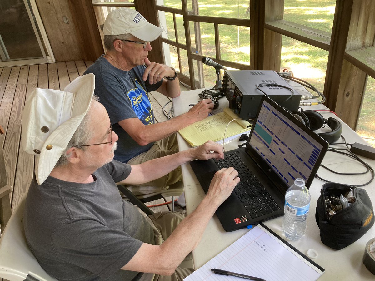 #fieldday2024 is underway from W3KDR on Maryland’s Eastern Shore. #arrlfd #hamradio #amateurradio
