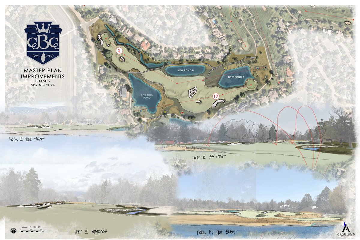 AtkinsonGolf's tweet image. Hole 2 and 17 are open at Boulder Country Club.  A huge thank you goes to @bouldergrounds for getting the vision ready for play and to @TotalTurfGS for making it real.