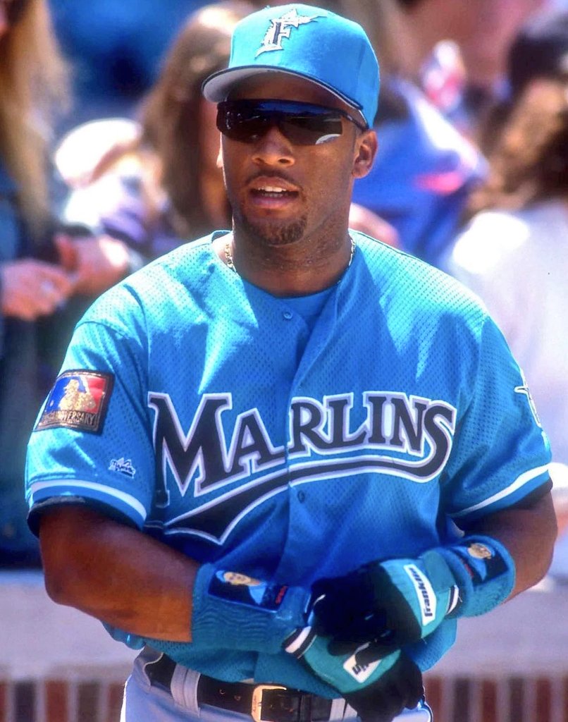 Marlins 90s teal alternate jerseys.