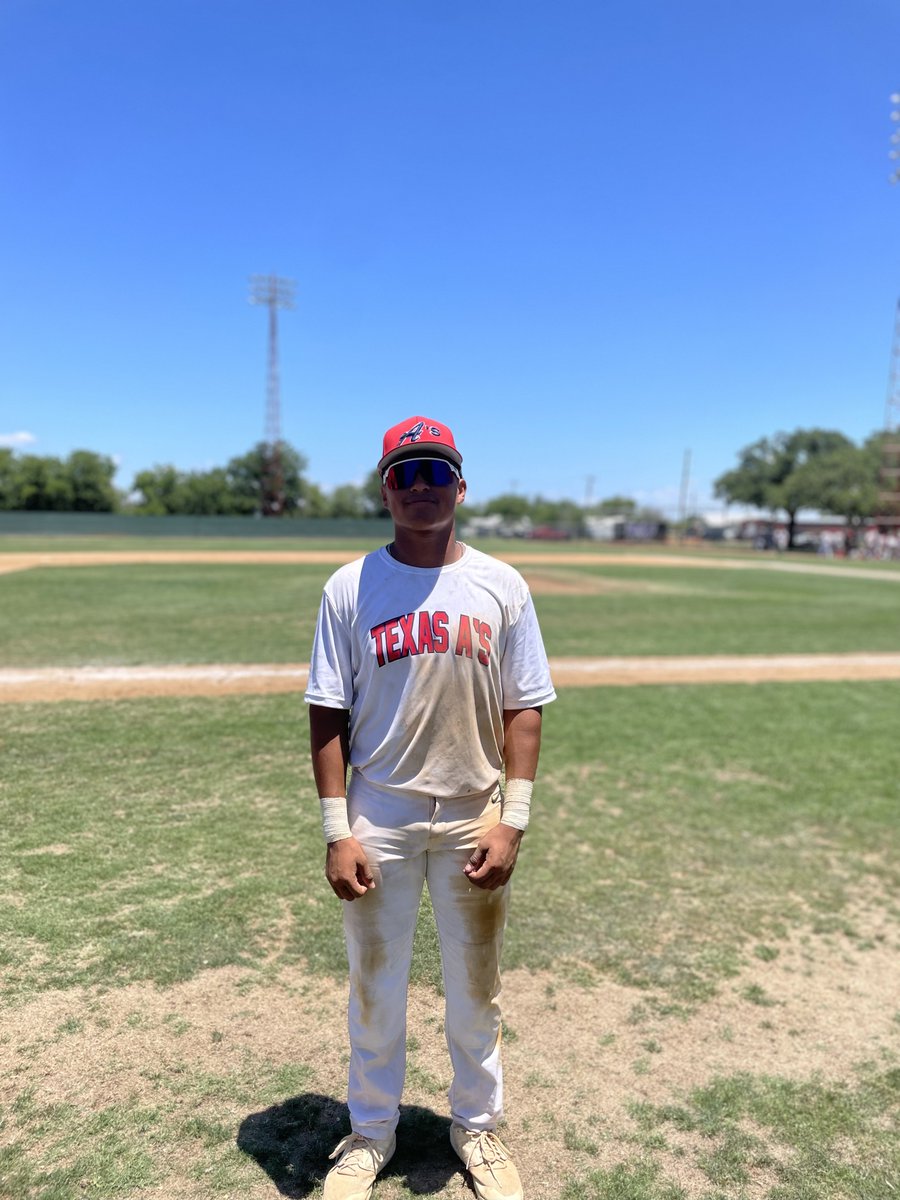 F: <a href="/TexasAsBaseball/">Texas A’s Baseball</a> 17U 4, Torque SD 2
PoG: Lane Goodson 3.2 IP, 4K, 0H, 0 ER
Hitter: <a href="/JadeRodriquez4/">Jade Rodriquez</a> 1-3, 3B, RBI
