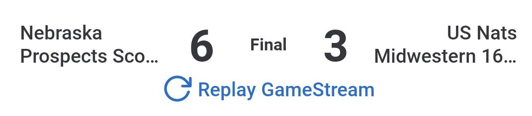 The <a href="/NEspect2026s/">Home of the Nebraska Prospect 2026s</a> Scout beat Nats Midwest 6-3 in STL.

<a href="/CaisonSeymore/">Caison Seymore</a> 2-3
<a href="/JindraBrody/">Brody Jindra</a> 2-3 2RBI 3B
<a href="/austinbaldwin01/">Austin Baldwin</a> 2-4 RBI
<a href="/kuba_brown/">Kuba Brown 2026</a> 1-3
<a href="/abechristensen0/">Abe</a> 6IP ER Win