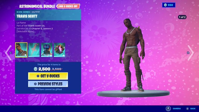 abstrakt69420's tweet photo. Plz
@FortniteGame

Day 87: Please have the "Travis Scott" (Astronomical Bundle) set return. https://t.co/Hp8YdqnGx3