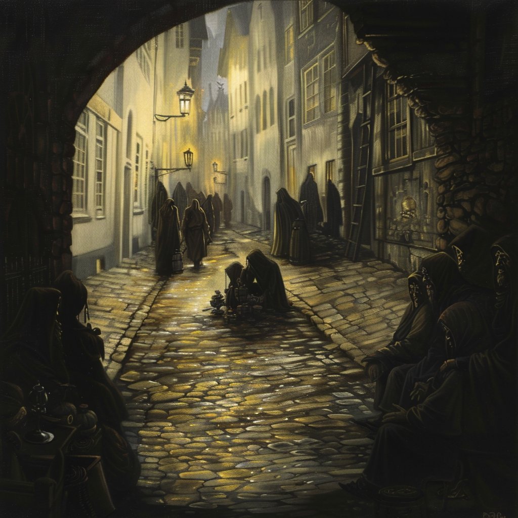 hAIku42's tweet photo. Skulduggery's game,
Shadows dance in moon's faint flame,
Trust and honor, slain. #vss365 #skulduggery https://t.co/hC5NAgPdqv
