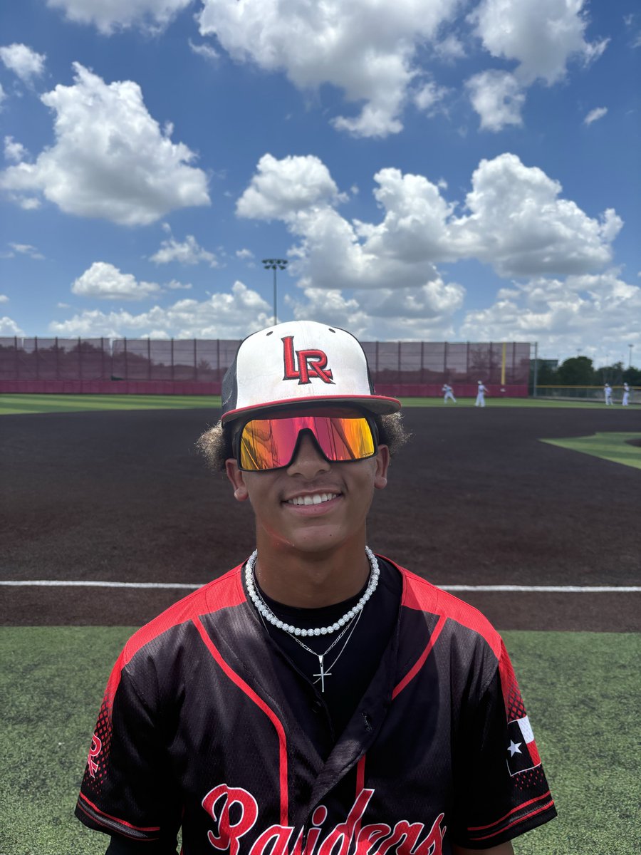 #DFWShowdownSS F: Lubbock Raiders 5, WIT Baseball 16U 5
PoG: <a href="/bounds_gage/">Gage Bounds</a> 6 IP, 4K, 4 ER
Hitter: Jabrelyn Wilson 1-4, 2B, 3 RBI
Notable: Tristan Martinez 2-2, 2B, RBI, R, BB