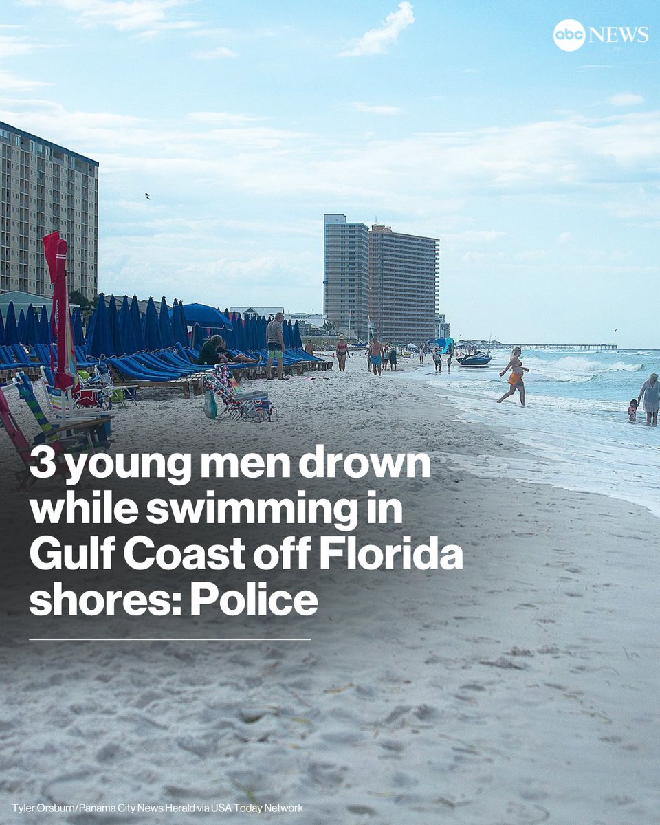 Florida beach drowning incident “Three Men Drown at Florida Beach in