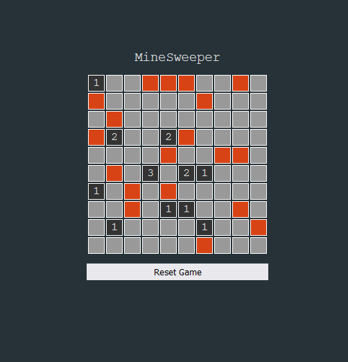 ofcboogeyman's tweet image. Shit I got late today.
But I won't miss out on my work.
Day 100 of #100DaysofJavaScript
I made a simple minesweeper game.
#buildinpublic @JavaScriptDaily