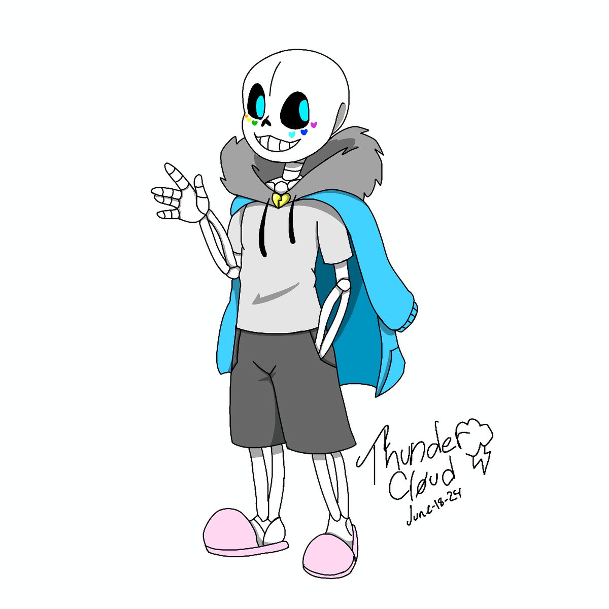 CloudN1ne9's tweet photo. A redesign of an old Sans OC https://t.co/pXOuN7GS5A