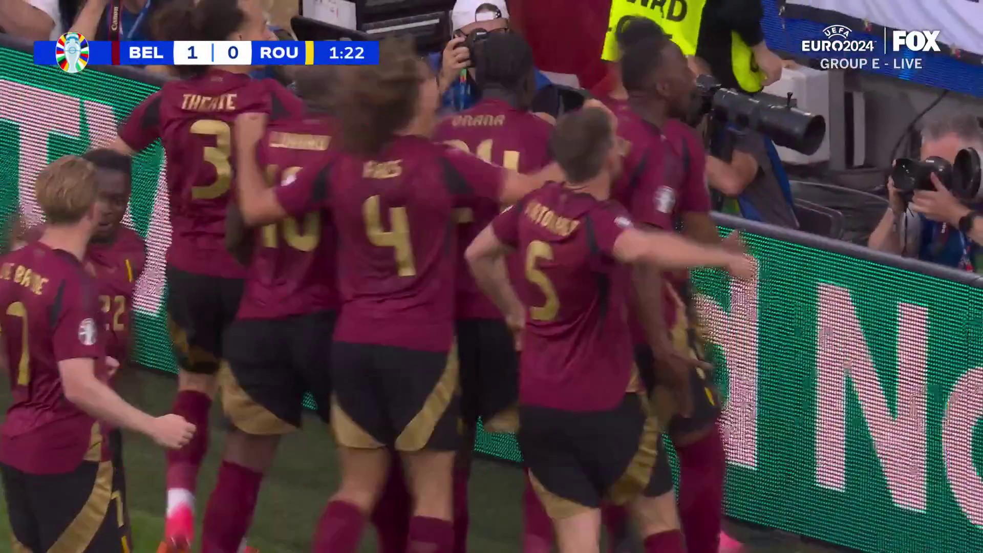 THAT WAS QUICK 😲Belgium takes the lead thanks to Youri Tielemans 🇧🇪