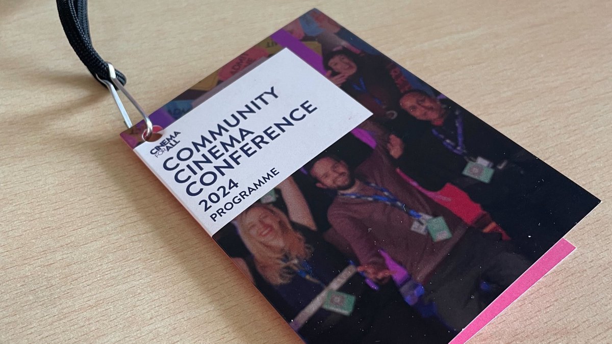 A huge thanks to everyone who made the 2024 Community Cinema Conference so special! It was such a pleasure to hear from so many groups from around the UK and we can't wait to host you all in Sheffield again 🎞️