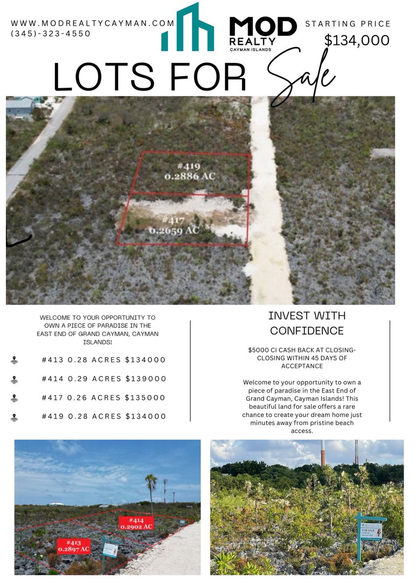 ModRealtyCayman's tweet photo. Learn how to secure your slice of paradise hassle-free. Seize the opportunity to call the East End of Grand Cayman home and make your dreams a reality. Act now and embrace the endless possibilities that await you in this captivating island haven! https://t.co/YBGZN6o6OQ