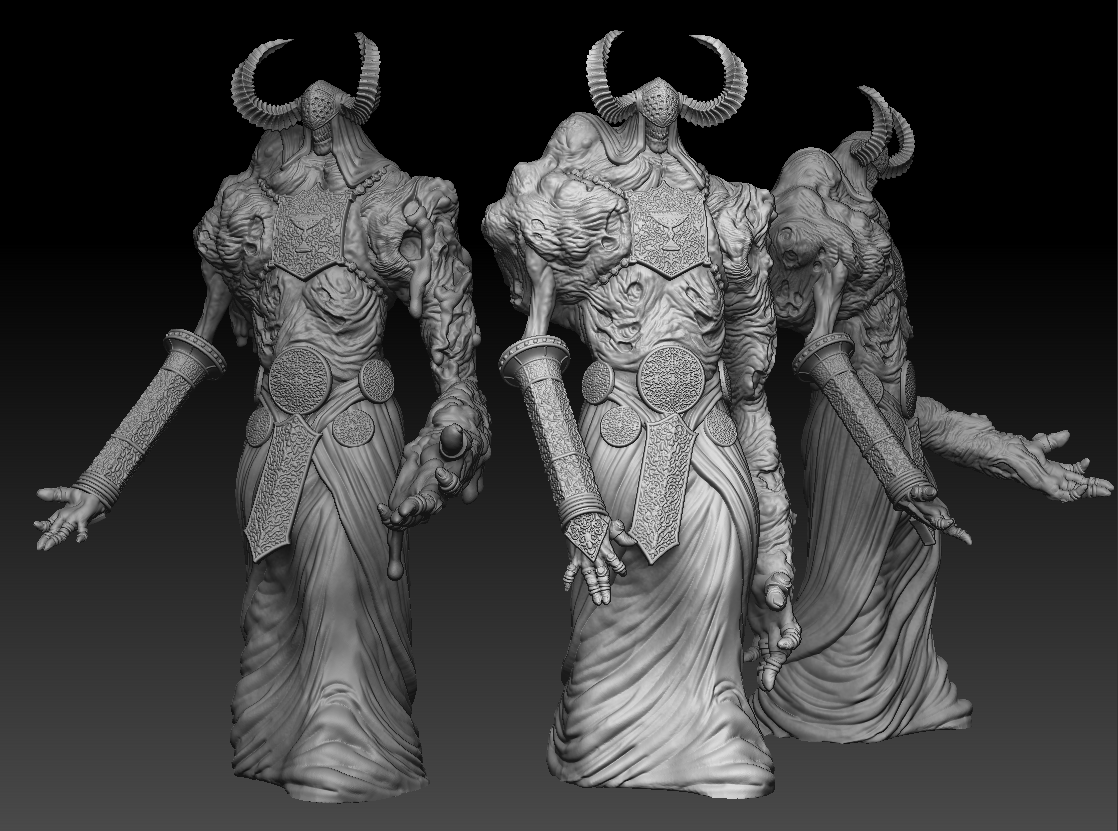 warpsspeed2's tweet photo. my version of @mikefranchina_ draw from @TrenchCrusade . Lord of Tumors (and some scenography).
I hope I can play with the official miniatures soon! https://t.co/oBsbFA3KYT