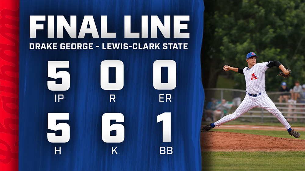 Drake George (<a href="/LCSCBaseball/">Lewis-Clark State Baseball</a>) completes a stellar Chatham debut!