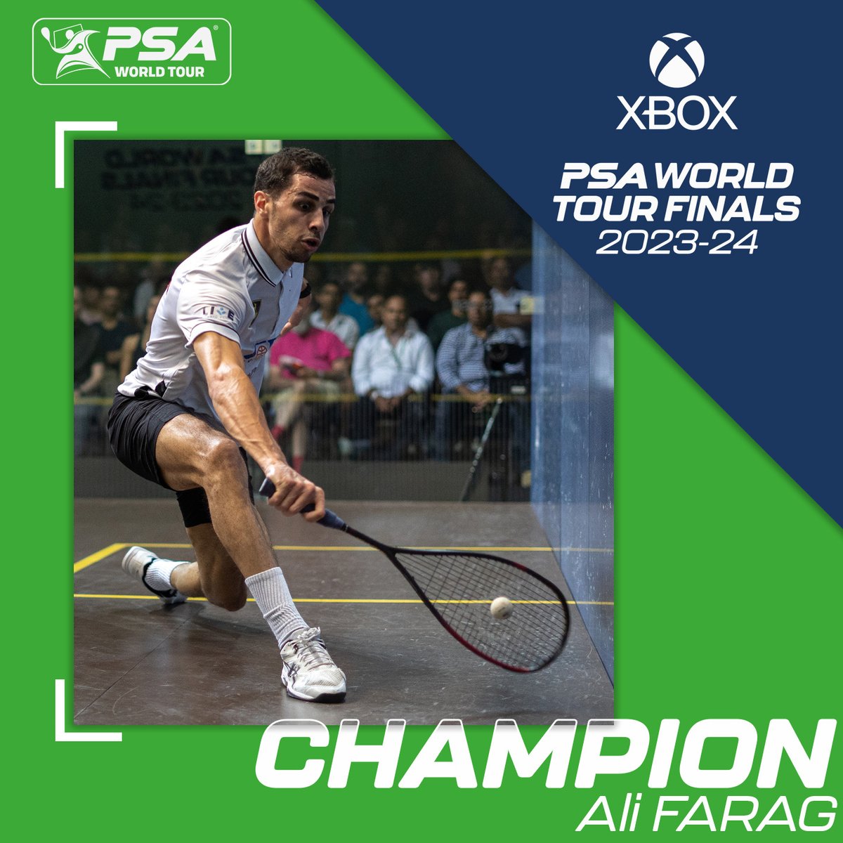 بطل الليلة.. المصنف الأول 😍👏

تمكن علي فرج من حسم لقب الجولة الختامية للاسكواش بعد انسحاب مواطنه مصطفى عسل  بداعي الإصابة بنتيجة 2-0 🇪🇬🏆 

تهانينا لعلي ومع كامل تمنياتنا بالشفاء لمصطفى والعودة سريعًا إلى الملاعب 🙏

#ايجي_اسكواش
#ملوك_الاسكواش