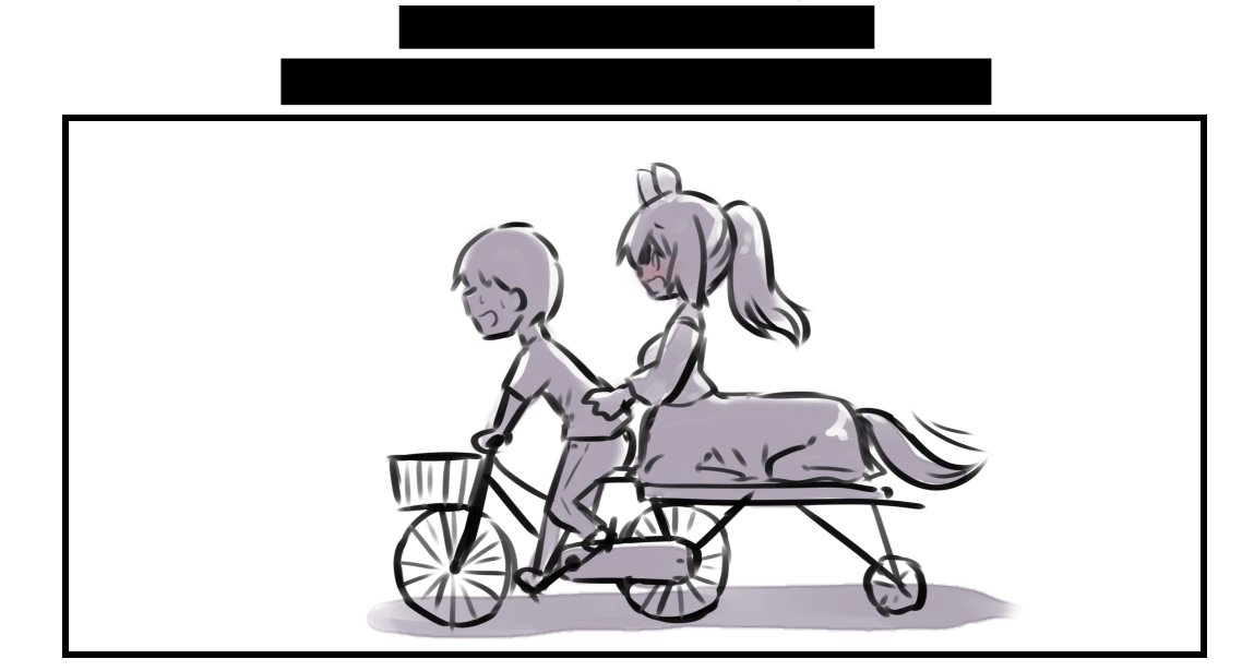 ケンタウロスちゃんが乗ってもらえなくなる話
#これでフォロワーさん増えました 