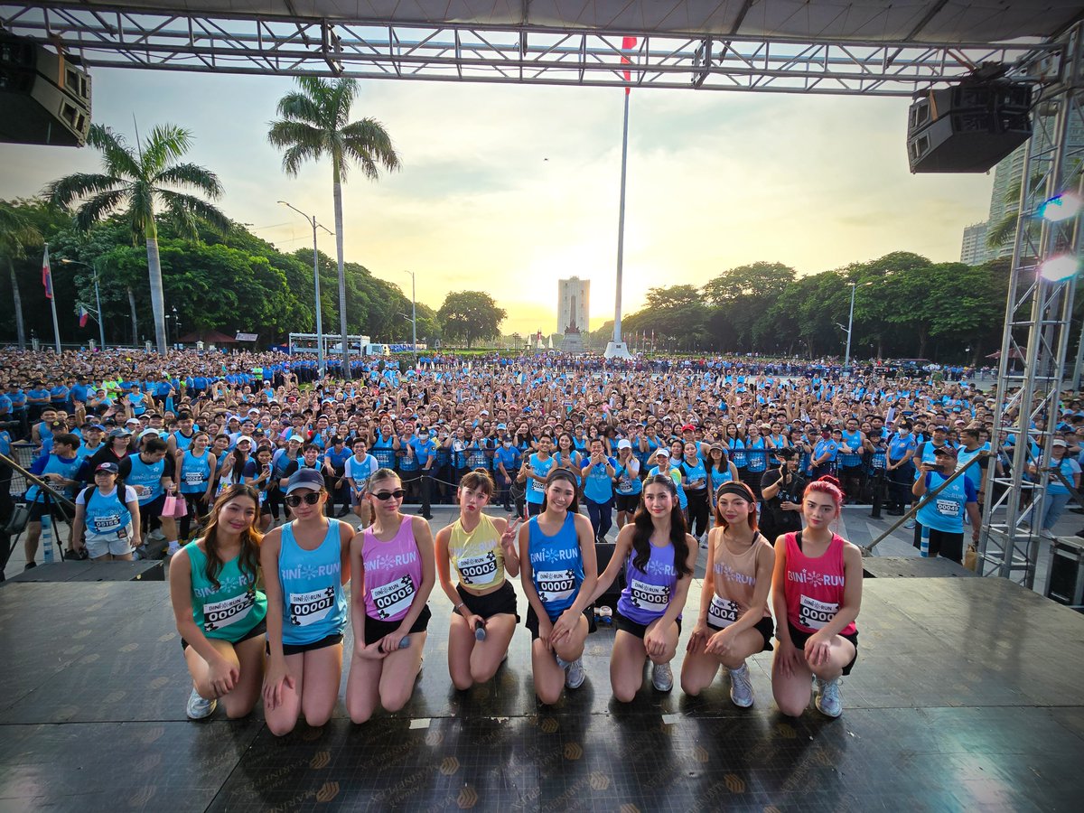 BINI_ph's tweet photo. #BINI : Sa bawat panibagong umaga, ang pagsimula muli ay isang tagumpay na…✨🎶

Makasama kayo sa start at finish line ng #BINIRun2024! Salamat sa pagtakbo with us!🏃🏻🏃🏻‍♀️💨

Mabagal man o mabilis, basta kasama kayo sa karera! Ingat kayo pauwi mga bes!😘 https://t.co/nvOP0naEYT