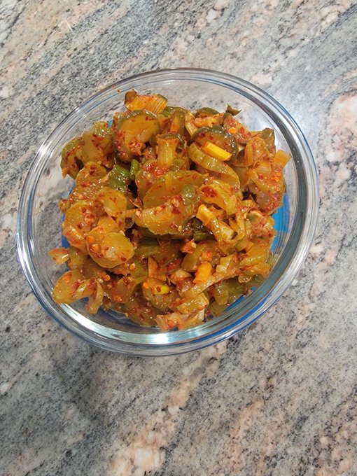 Made Korean pickle kimchi https://t.co/6PlzqdPmVT