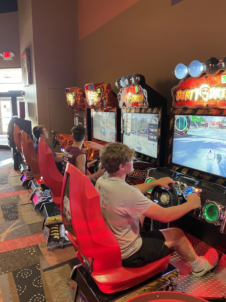 Team building  night! Quad City Family Entertainment for bowling, pizza and arcade games. Now off to the Steamwheelers game!

#WeAreRW