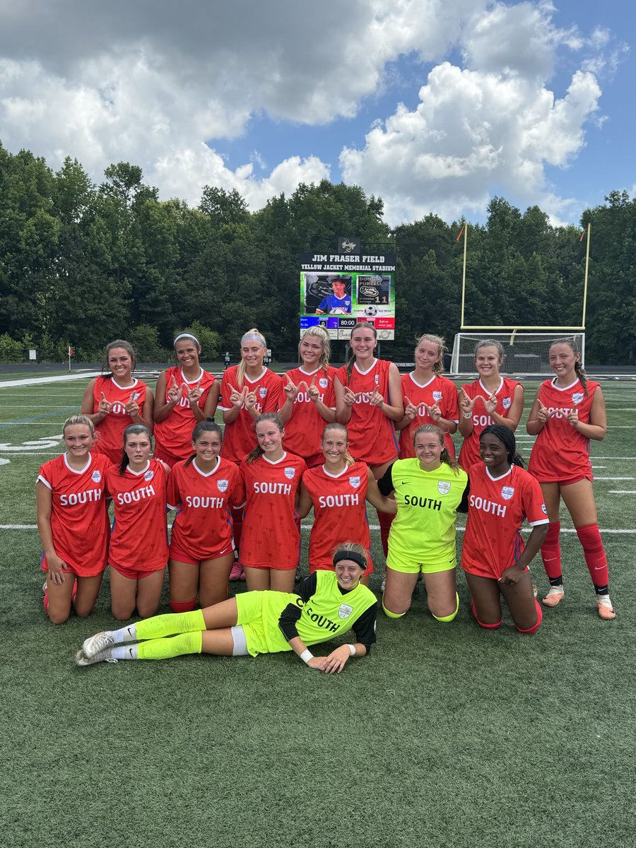 Great time this weekend coaching in the North/South game. Won 2-0 on a hot morning in Anderson. Really fun group of young women.