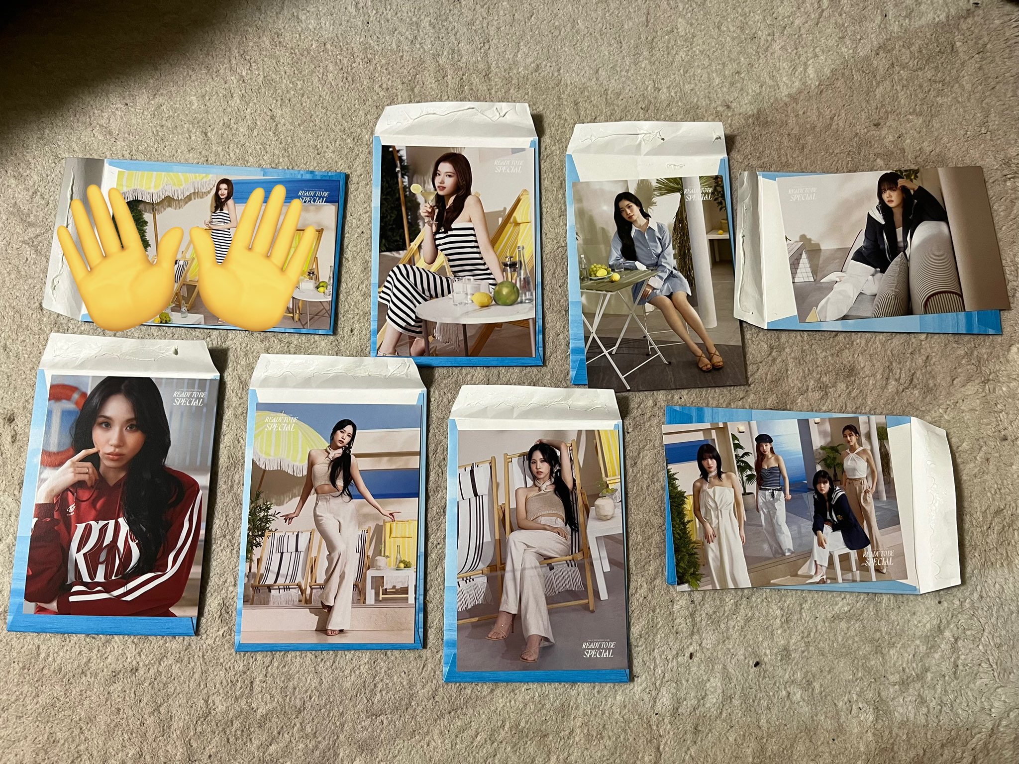 TWICE ジヒョトレカセット twice トゥワイス 公式 ジヒョ トレカセット