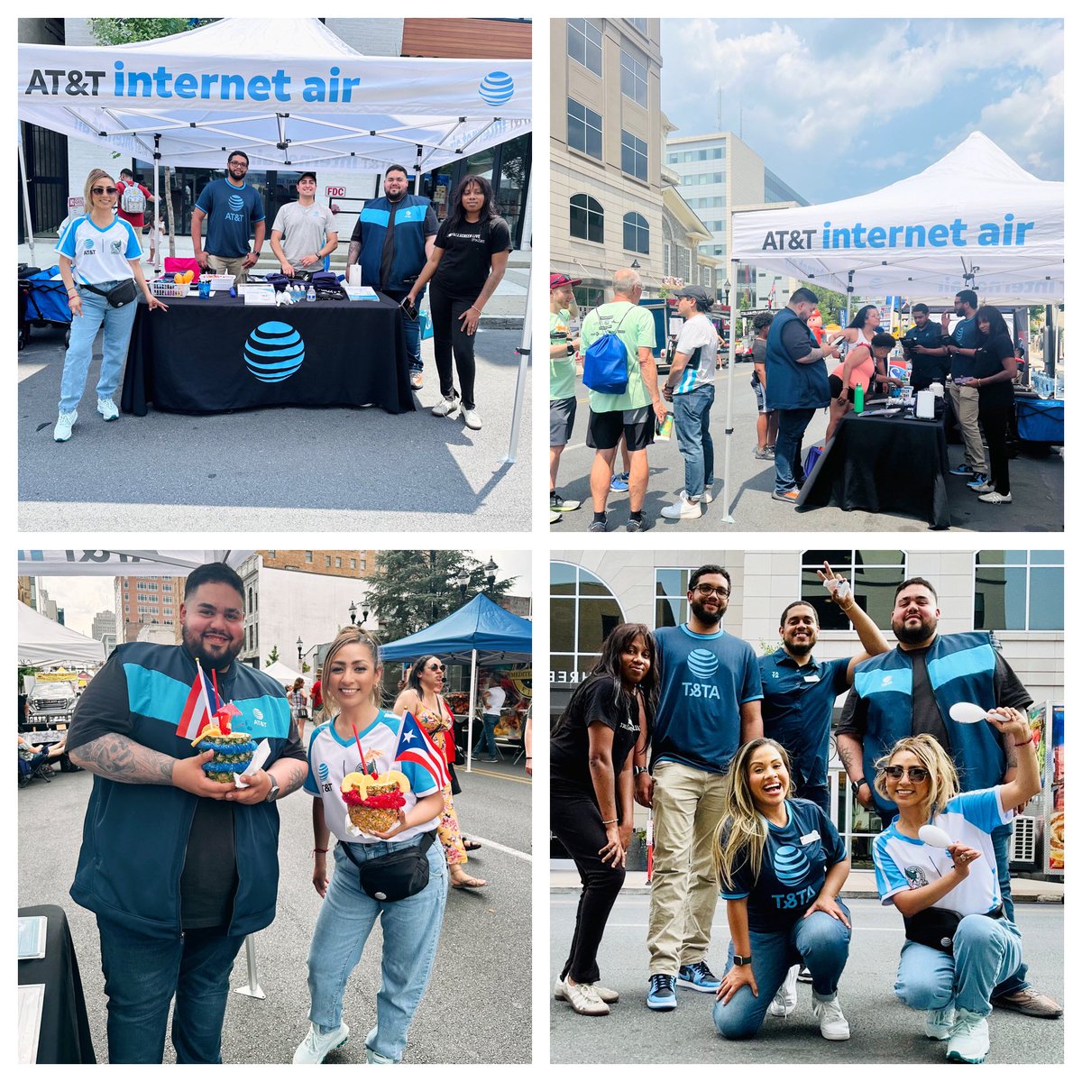 Team SLAY is outside today connecting with the community of Allentown. The team was able to capture a lot of leads and build value around the best products  and services we offer at AT&amp;T 🌐 #lifeatatt <a href="/404girl/">Betsy Francis</a> <a href="/realmccoy1988/">Connor McCoy</a> <a href="/illy_ills/">Iliana•Jeanine💎</a>
