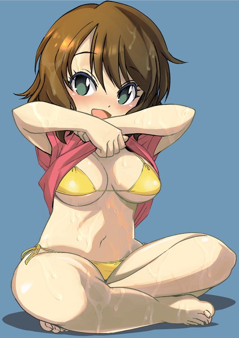 #めちゃくちゃ暑いから水着の絵でTLを埋めよう 