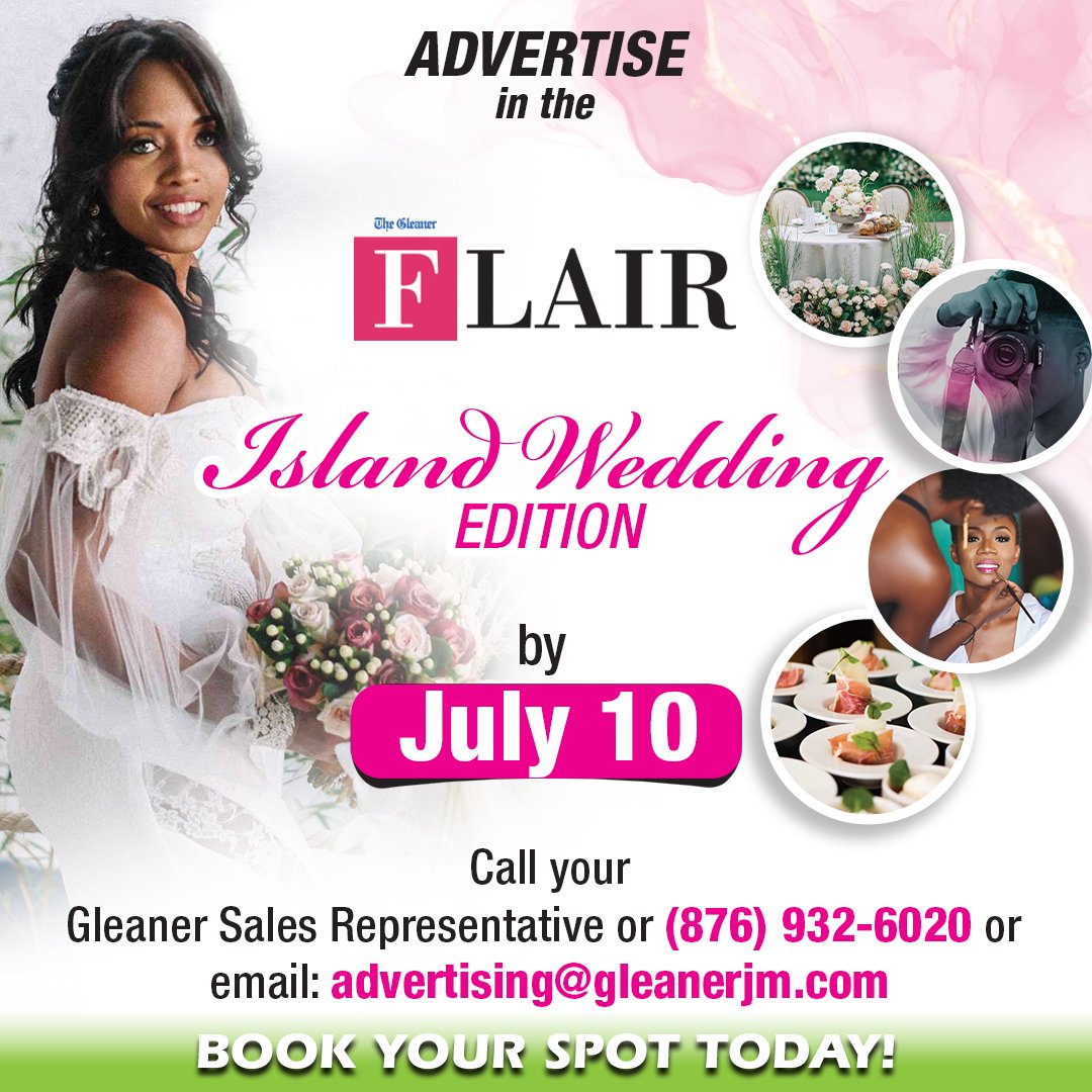 Spotlight your bridal services and book your ads in the Flair Island Wedding edition by Thursday, July 10! Get noticed by the creative wedding planner and enjoy the exposure you deserve.

#Flair #wedding #bride #weddingplanner #IslandWedding
