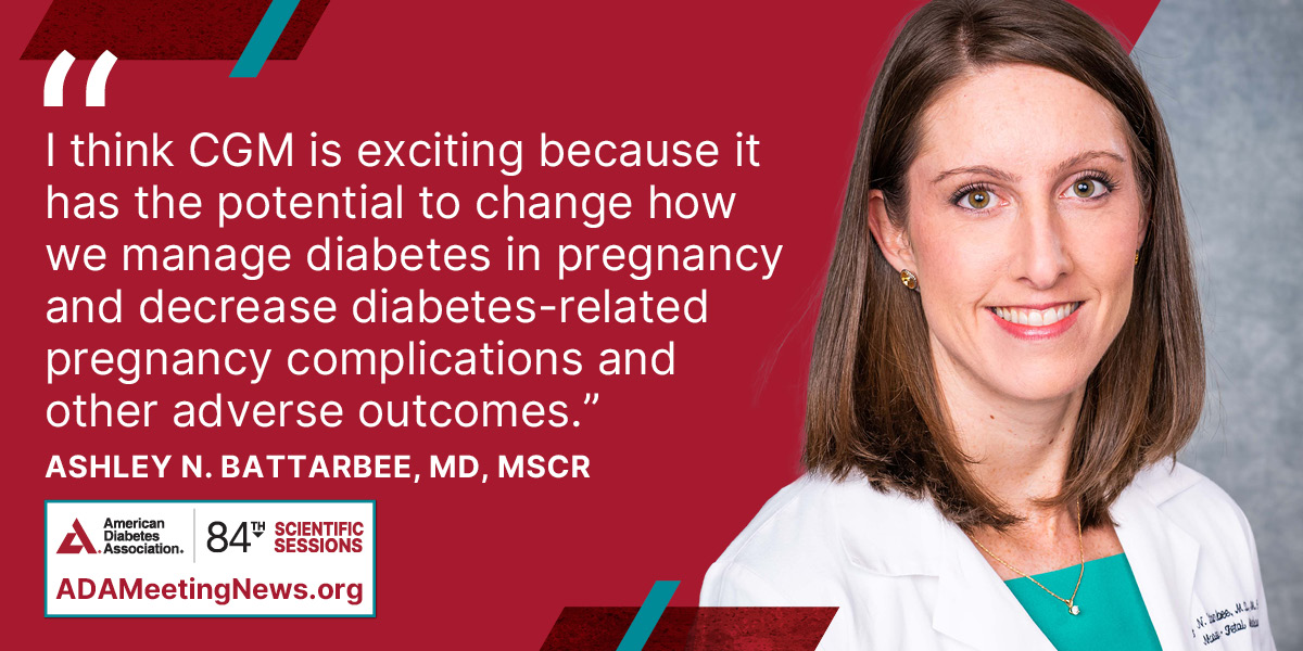 American Diabetes Association - DiabetesPro (@ada_diabetespro) on Twitter photo Sunday at #ADASciSessions: Panelists share evolving evidence for CGM use during pregnancy, as well as some of the risks and challenges. Find a preview of the session highlights at ADA Meeting News: bit.ly/3xujTZM Sunday at #ADASciSessions: Panelists share evolving evidence for CGM use during pregnancy, as well as some of the risks and challenges. Find a preview of the session highlights at ADA Meeting News: bit.ly/3xujTZM