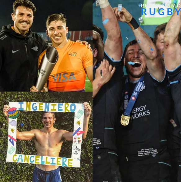 ✅ Título en la SLAR.
✅ Título de ingeniero.
✅ Título en el United Rugby Championship.

🔝 Sebastián Cancelliere en su carrera profesional, después de ganar todo en Hindú. Además jugó finales de Super Rugby y Challenge Cup. Nada mal...🎓🏆