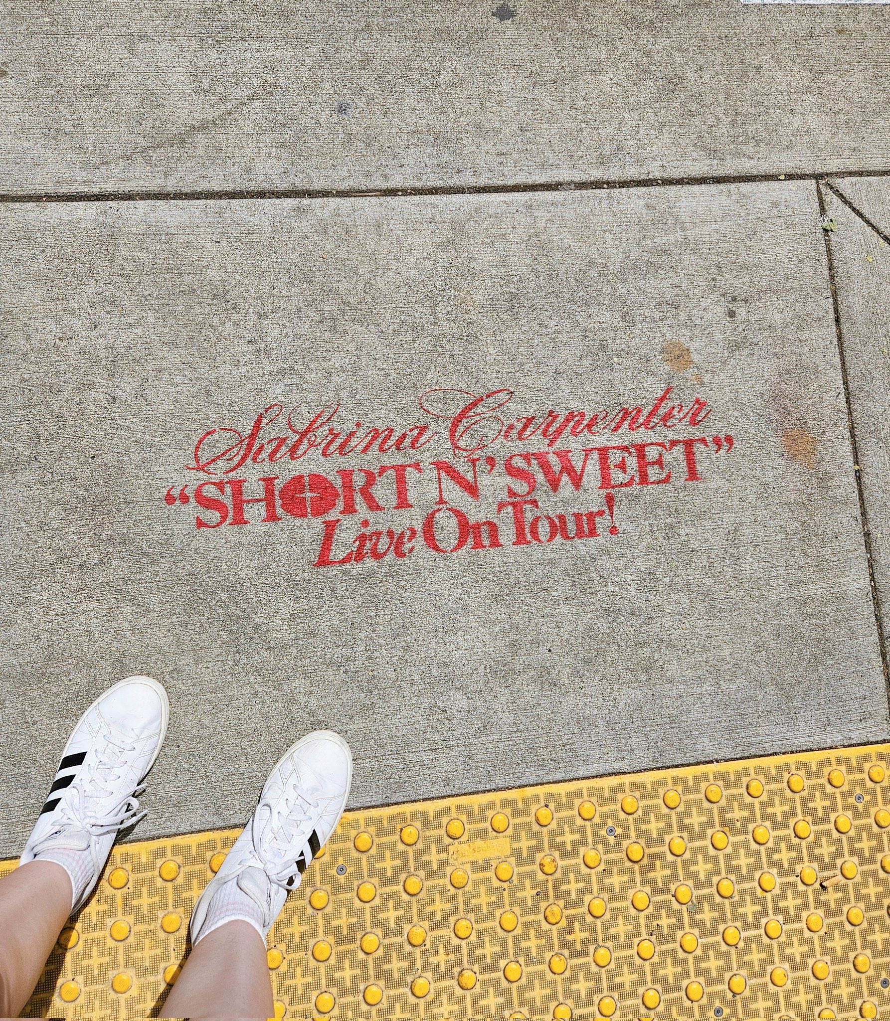 Sabrina Daily Updates 💋 on X: "Sabrina Carpenter “Short n' Sweet Tour” promotion is now being seen on side walks in cities. https://t.co/7p2Wskep56" / X