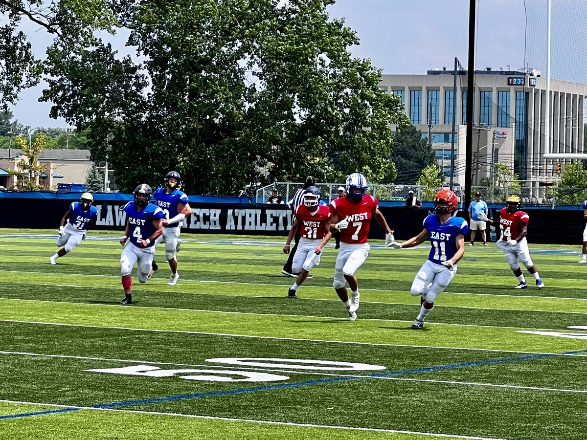 Congratulations to Jhace Massey and the rest of the West All-Stars on their exciting 13-12 win over the East in the MHSFCA All-Star Classic! Great way to end a great career and we look forward to watching Jhace continue to make us proud at SVSU! #EAT