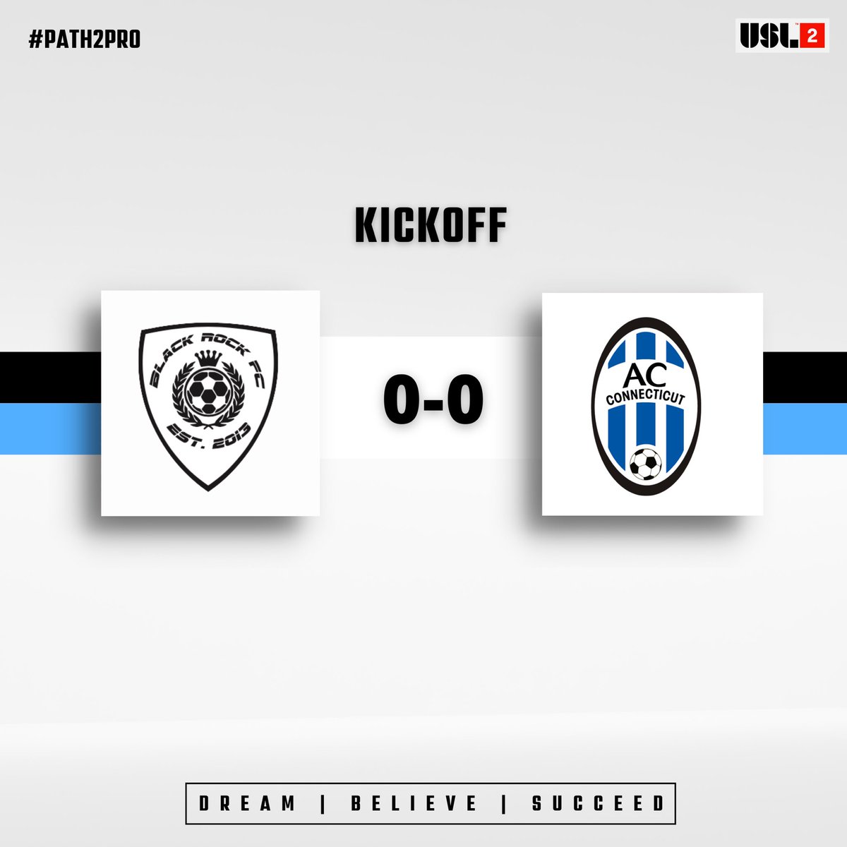 Match Day 7 is underway! Let’s go boys! #blackrockfc #dreambelievesucceed #path2pro