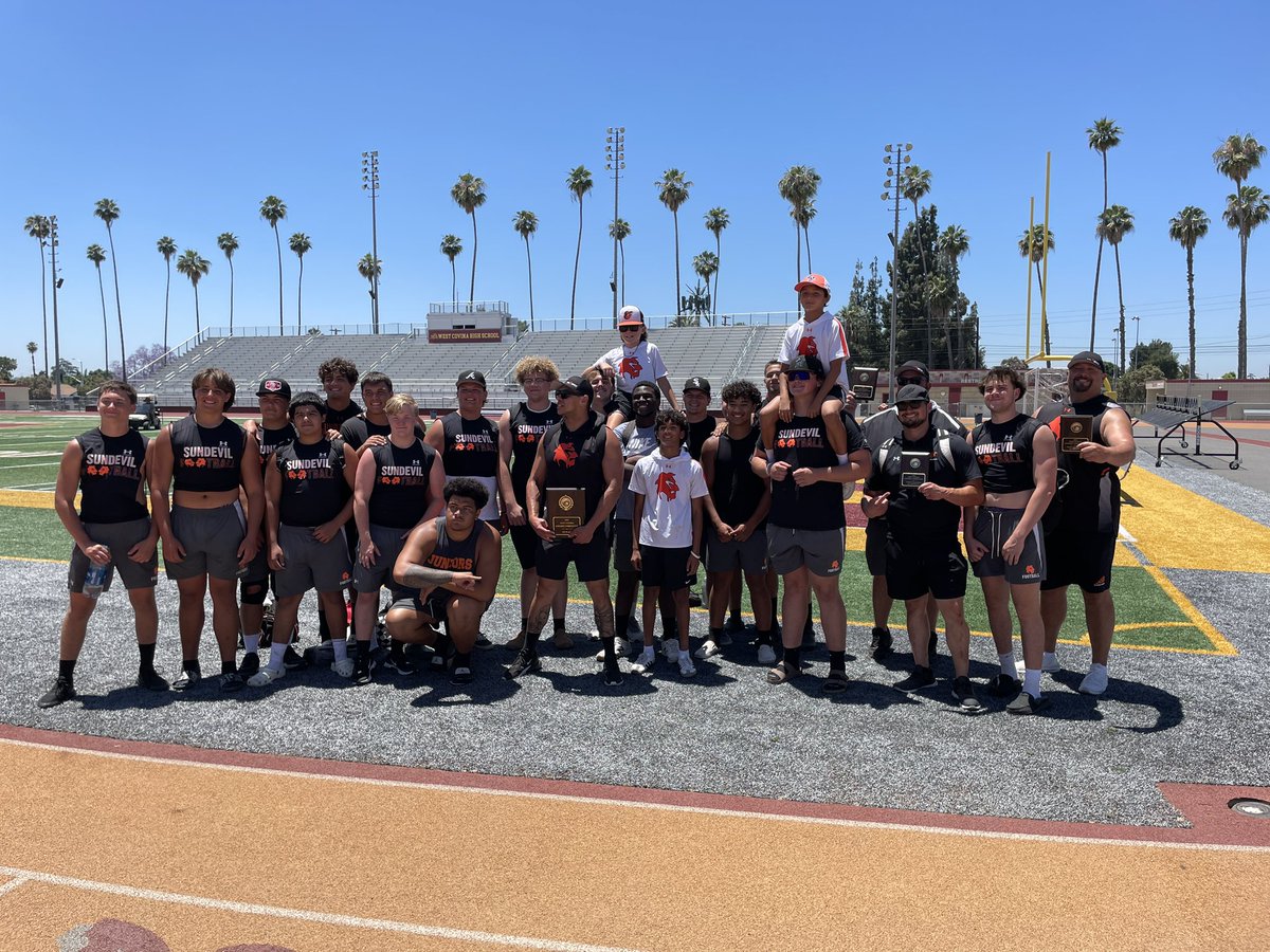 Congratulations to Apple Valley for repeating as champions of the West Covina lineman competition. <a href="/latsondheimer/">eric sondheimer</a> <a href="/mikehuntley63/">Michael Huntley</a>