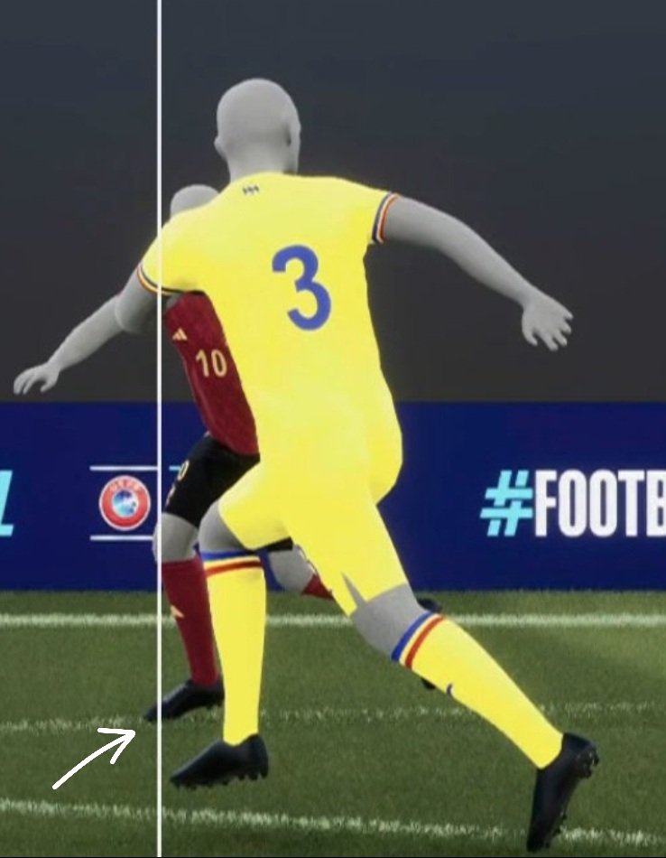 vitorsergio's tweet photo. Do jeito que a razão vai embora quando se trata do clubismo, tenho certeza de que quando o impedimento semiautomático chegar ao Brasil, vai ter torcedor dizendo que não acredita na ferramente e que seu time está sendo roubado por isso aqui ⬇️ https://t.co/Axe4QxY57h