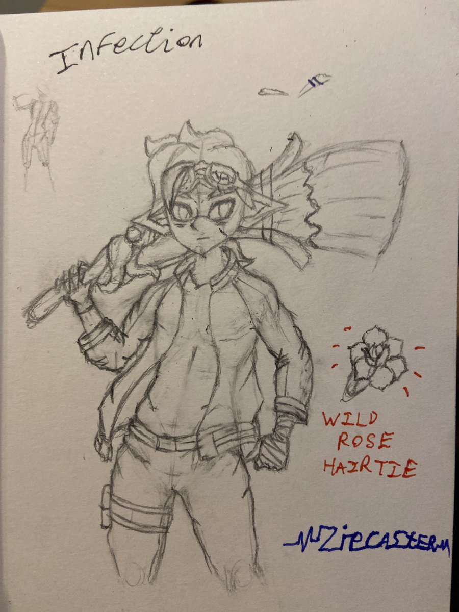 XeroUltra's tweet photo. Haven’t posted in a while, have some stuff I’ve been working on that I’m pretty proud of :D

#Splatoon３ #splatoonart #oc https://t.co/15sCIacd6a