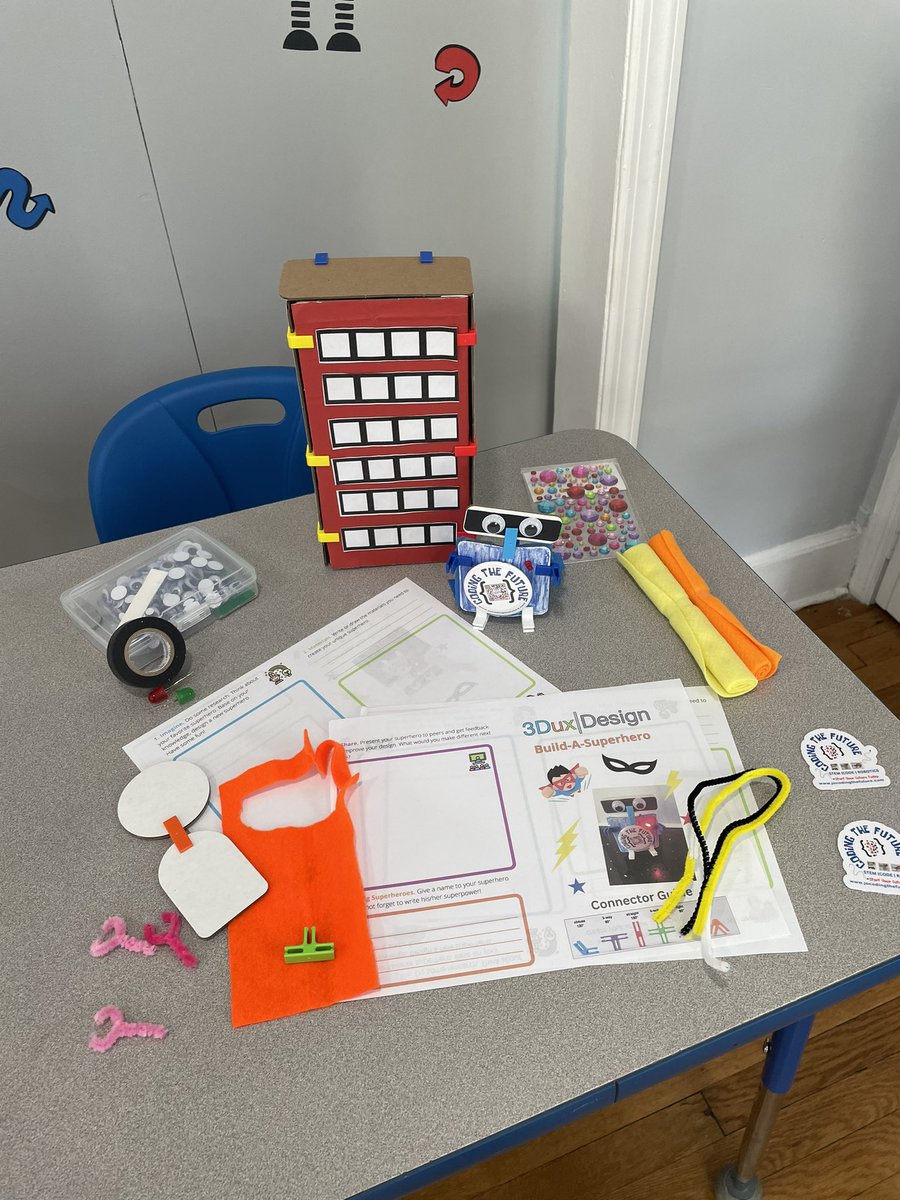 jo_coding's tweet image. Calling all young superheroes 🦸♀️ 🦸♂️! Unleash your inner hero and join us for a thrilling build-a-superhero workshop. @3DuxDesign @BogotaPublic #STEM