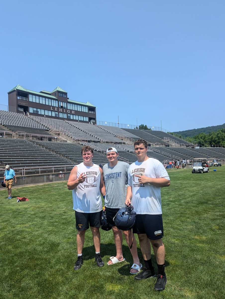 Ryan Jameson (@ryanjameson25) on Twitter photo Had a chance to compete at <a href="/PennFB/">Penn Football</a> yesterday and <a href="/LehighFootball/">Lehigh Football</a> today. Thanks <a href="/CoachDupont/">Jon Dupont</a> and <a href="/Coach_MikeKash/">Mike Kashurba</a> for the invites!
<a href="/PCC_FOOTBALL/">Central Catholic Football</a> <a href="/CoachLehmeier/">Ryan Lehmeier</a> <a href="/DL_Coach_Mazur/">Coleman Mazur</a> <a href="/CoachJayBell/">Jay Bell</a> <a href="/GradyPapa_11/">Grady Papa</a> <a href="/Luddy5951/">Connor Ludwig</a> Had a chance to compete at <a href="/PennFB/">Penn Football</a> yesterday and <a href="/LehighFootball/">Lehigh Football</a> today. Thanks <a href="/CoachDupont/">Jon Dupont</a> and <a href="/Coach_MikeKash/">Mike Kashurba</a> for the invites!
<a href="/PCC_FOOTBALL/">Central Catholic Football</a> <a href="/CoachLehmeier/">Ryan Lehmeier</a> <a href="/DL_Coach_Mazur/">Coleman Mazur</a> <a href="/CoachJayBell/">Jay Bell</a> <a href="/GradyPapa_11/">Grady Papa</a> <a href="/Luddy5951/">Connor Ludwig</a>
