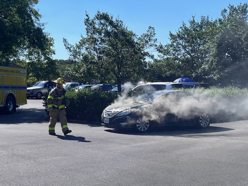 Vehicle fire Wadsorth drive. No injuries
