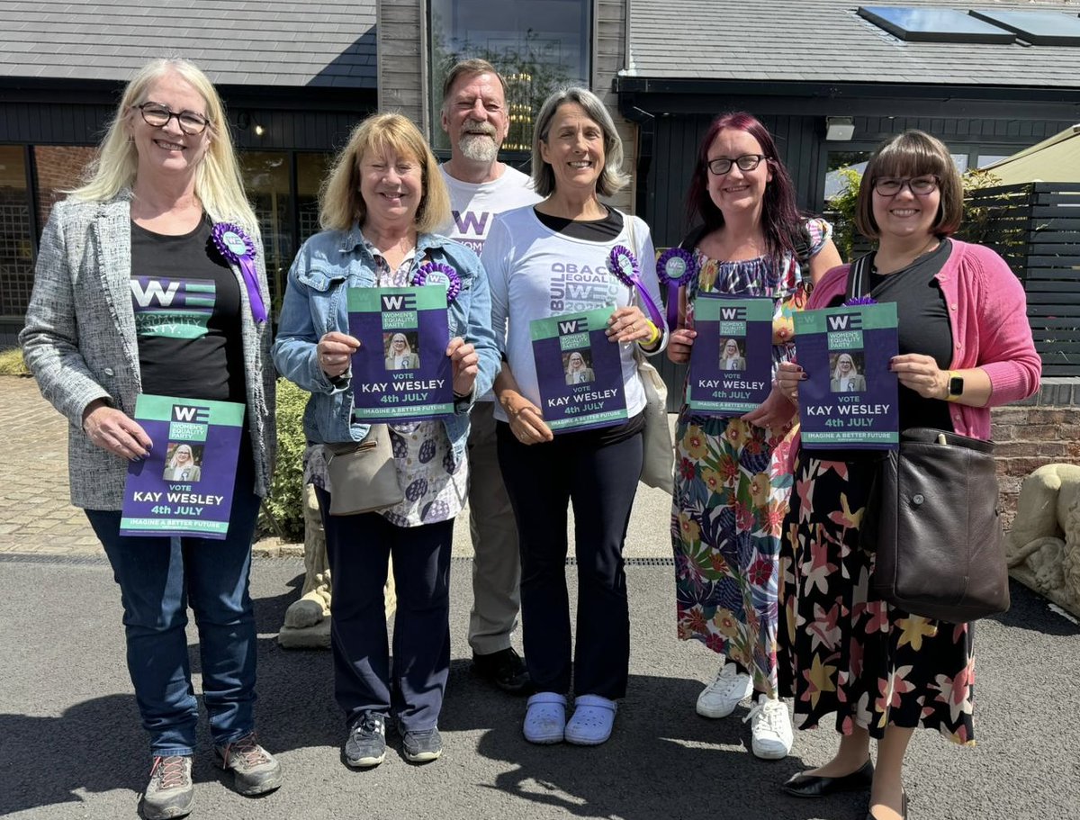 Lovely day chatting to the fine folk of Congleton West today! New territory for us as we've only campaigned in the East before, but some great conversations! Thanks for your time.  #VoteWEP2024 #VoteforKay