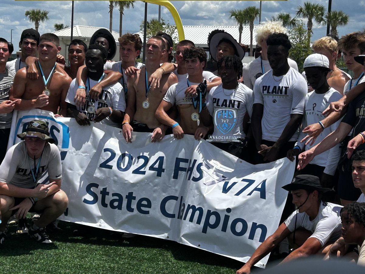 FLORIDA HIGH SCHOOL 7v7 ASSOCIATION (@fhs7v7a) on Twitter photo 🏆🏆 Your FHS7v7A State Champions: Plant Panthers🏆🏆 Click here to see how they got there and how everyone finished.
🔗bit.ly/45QUdUd🔗
#UpGradeYourOFFSEASON
@Flahsfootball <a href="/Andy_Villamarzo/">Andy Villamarzo</a> <a href="/Go_Rout/">GoRout</a> <a href="/scoutSMART_/">scoutSMART®</a> <a href="/FLFundraiser/">FloridaFundraiser.com</a> <a href="/huddlbox/">Huddlbox</a> 🏆🏆 Your FHS7v7A State Champions: Plant Panthers🏆🏆 Click here to see how they got there and how everyone finished.
🔗bit.ly/45QUdUd🔗
#UpGradeYourOFFSEASON
@Flahsfootball <a href="/Andy_Villamarzo/">Andy Villamarzo</a> <a href="/Go_Rout/">GoRout</a> <a href="/scoutSMART_/">scoutSMART®</a> <a href="/FLFundraiser/">FloridaFundraiser.com</a> <a href="/huddlbox/">Huddlbox</a>