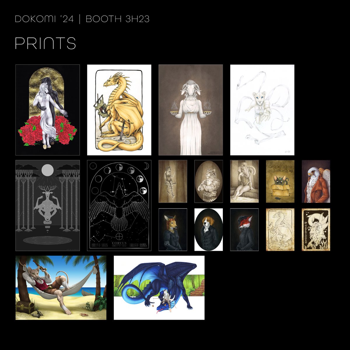 #dokomi is geeting closer so here's my con catalogue. :D
