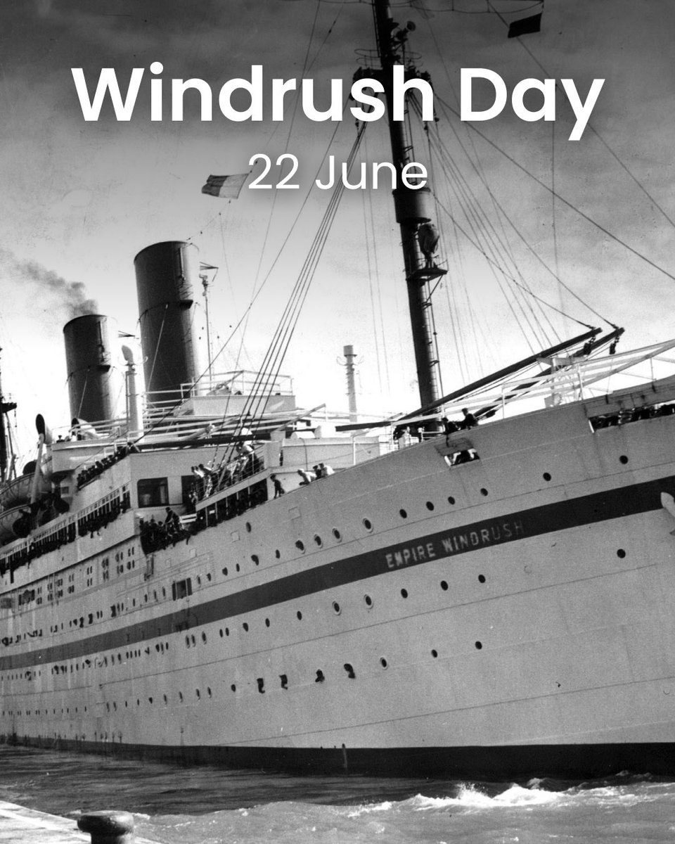 Today on #WindrushDay it is important to honour a generation of pioneers who helped build the NHS and overcame so much to shape modern Britain. We all stand on their shoulders. 

We must recognise their contribution &amp; support those who have been denied justice.