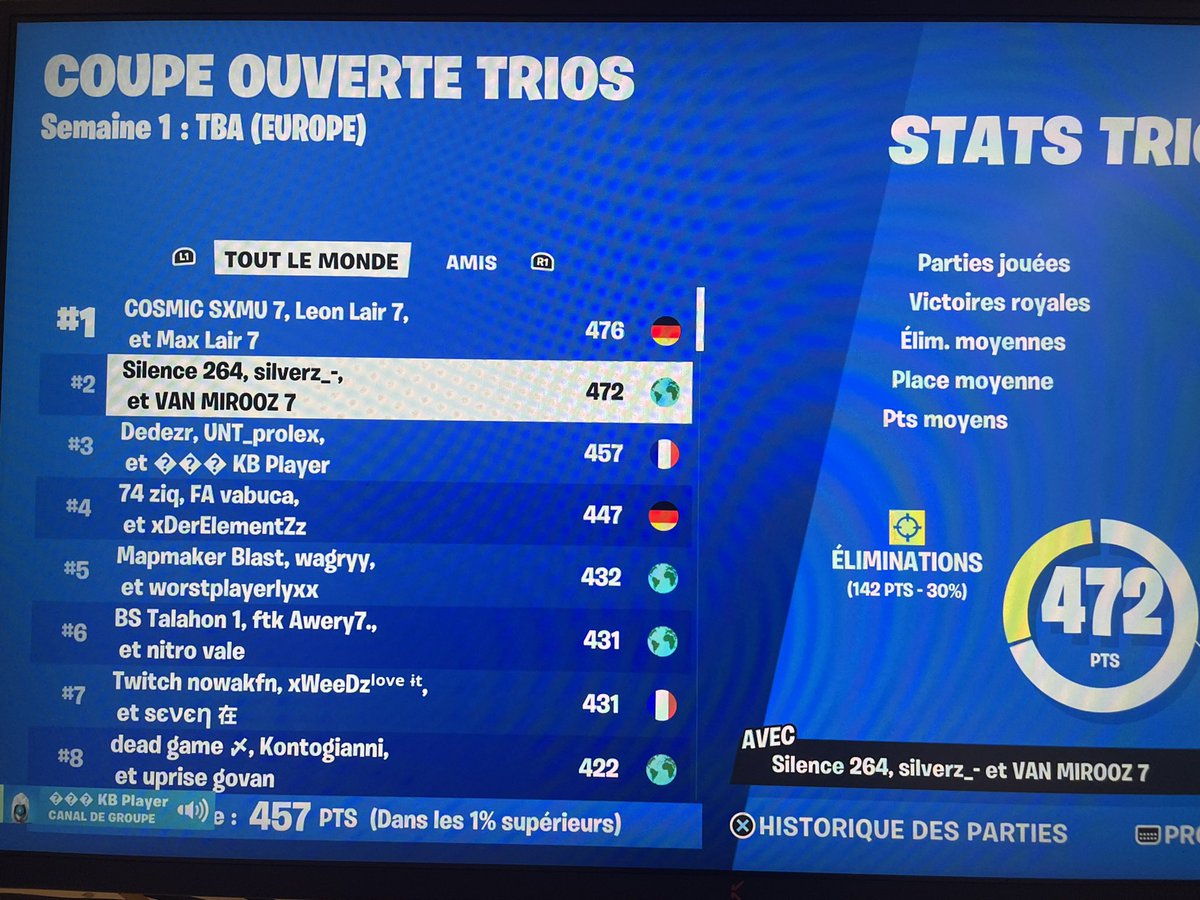 dedezr_'s tweet image. Top 3 with mes pilliers @ProlexFN @AlexJokes3